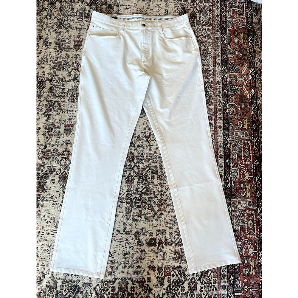 Footjoy Men's Performance Golf Pant Athletic Fit White Size W36XL34 NWT